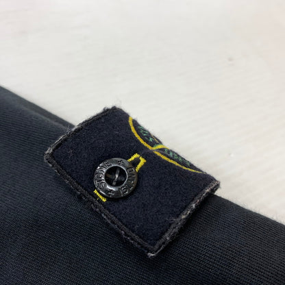 【中古品】【メンズ】 STONE ISLAND ストーンアイランド GARMENT DYED CREWNECK SWEATSHIRT 791563750 ガーメントダイ クルーネック スウェット トップス トレーナー 141-260901-ko-03-teih サイズ：L カラー：ブラック 万代Net店