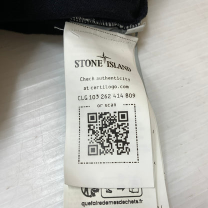 【中古品】【メンズ】 STONE ISLAND ストーンアイランド GARMENT DYED CREWNECK SWEATSHIRT 791563750 ガーメントダイ クルーネック スウェット トップス トレーナー 141-260901-ko-03-teih サイズ：L カラー：ブラック 万代Net店