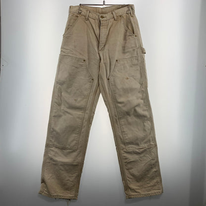 【現状渡し品】【メンズ】 Carhartt カーハート DUCK PAINTER PANTS ダック ペインターパンツ ボトムス ワークパンツ 156-260901-ko-22-teih サイズ：不明 カラー：ベージュ系 万代Net店