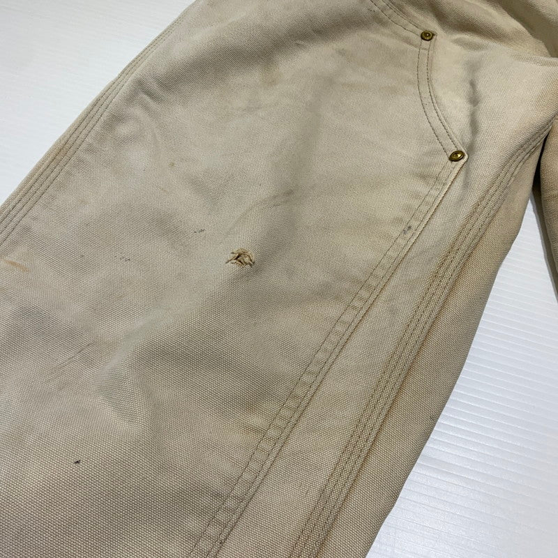 【現状渡し品】【メンズ】 Carhartt カーハート DUCK PAINTER PANTS ダック ペインターパンツ ボトムス ワークパンツ 156-260901-ko-22-teih サイズ：不明 カラー：ベージュ系 万代Net店