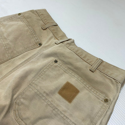 【現状渡し品】【メンズ】 Carhartt カーハート DUCK PAINTER PANTS ダック ペインターパンツ ボトムス ワークパンツ 156-260901-ko-22-teih サイズ：不明 カラー：ベージュ系 万代Net店