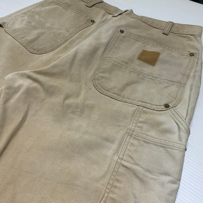 【現状渡し品】【メンズ】 Carhartt カーハート DUCK PAINTER PANTS ダック ペインターパンツ ボトムス ワークパンツ 156-260901-ko-22-teih サイズ：不明 カラー：ベージュ系 万代Net店