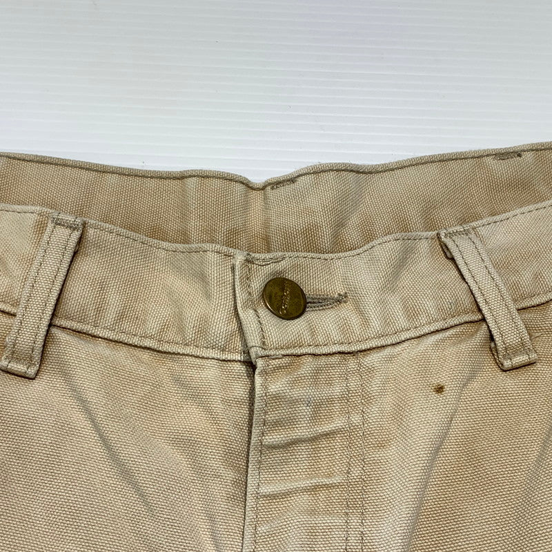 【現状渡し品】【メンズ】 Carhartt カーハート DUCK PAINTER PANTS ダック ペインターパンツ ボトムス ワークパンツ 156-260901-ko-22-teih サイズ：不明 カラー：ベージュ系 万代Net店