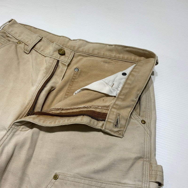 【現状渡し品】【メンズ】 Carhartt カーハート DUCK PAINTER PANTS ダック ペインターパンツ ボトムス ワークパンツ 156-260901-ko-22-teih サイズ：不明 カラー：ベージュ系 万代Net店