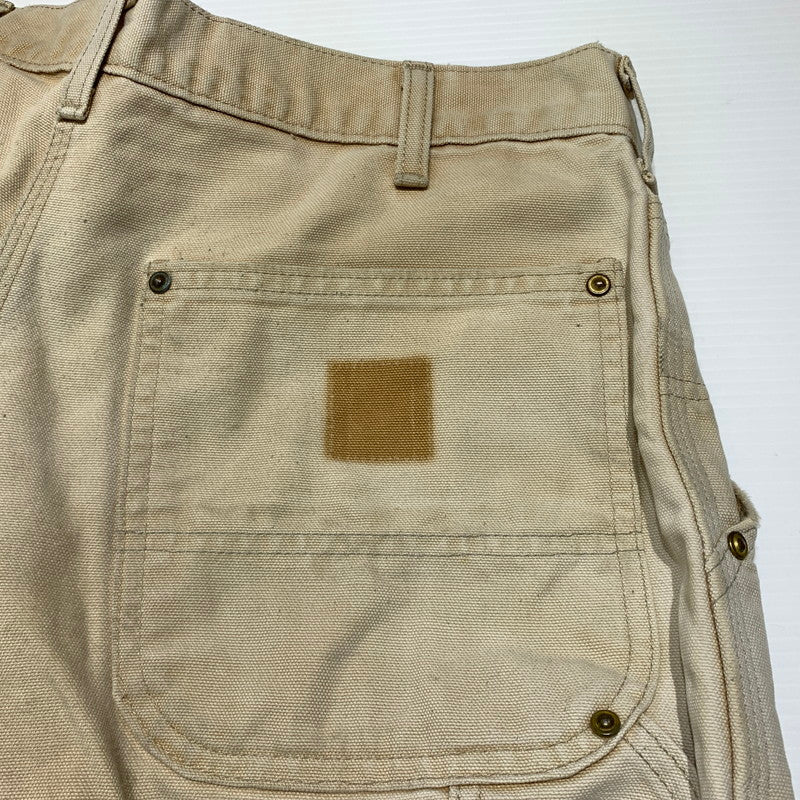 【現状渡し品】【メンズ】 Carhartt カーハート DUCK PAINTER PANTS ダック ペインターパンツ ボトムス ワークパンツ 156-260901-ko-22-teih サイズ：不明 カラー：ベージュ系 万代Net店
