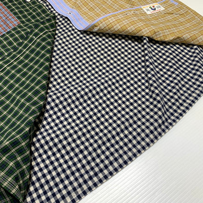 【中古品】【メンズ】 HUMANMADE ヒューマンメイド CRAZY CHECK SHIRT HM31SH002 クレイジー チェックシャツ 半袖 トップス ボタンダウン 142-260901-ko-23-teih サイズ：L カラー：マルチ 万代Net店