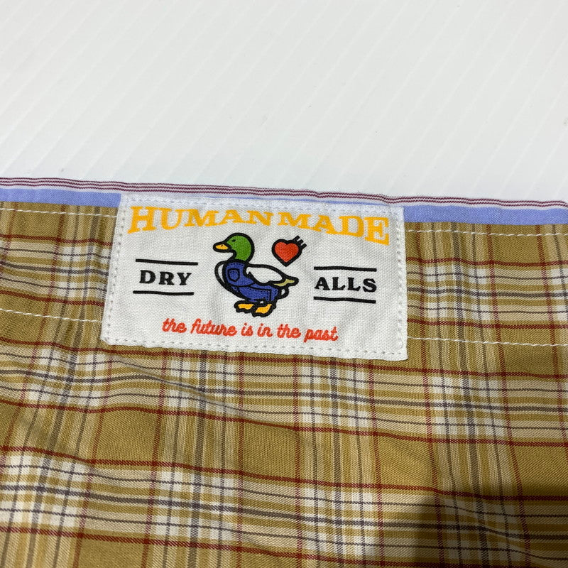 【中古品】【メンズ】 HUMANMADE ヒューマンメイド CRAZY CHECK SHIRT HM31SH002 クレイジー チェックシャツ 半袖 トップス ボタンダウン 142-260901-ko-23-teih サイズ：L カラー：マルチ 万代Net店