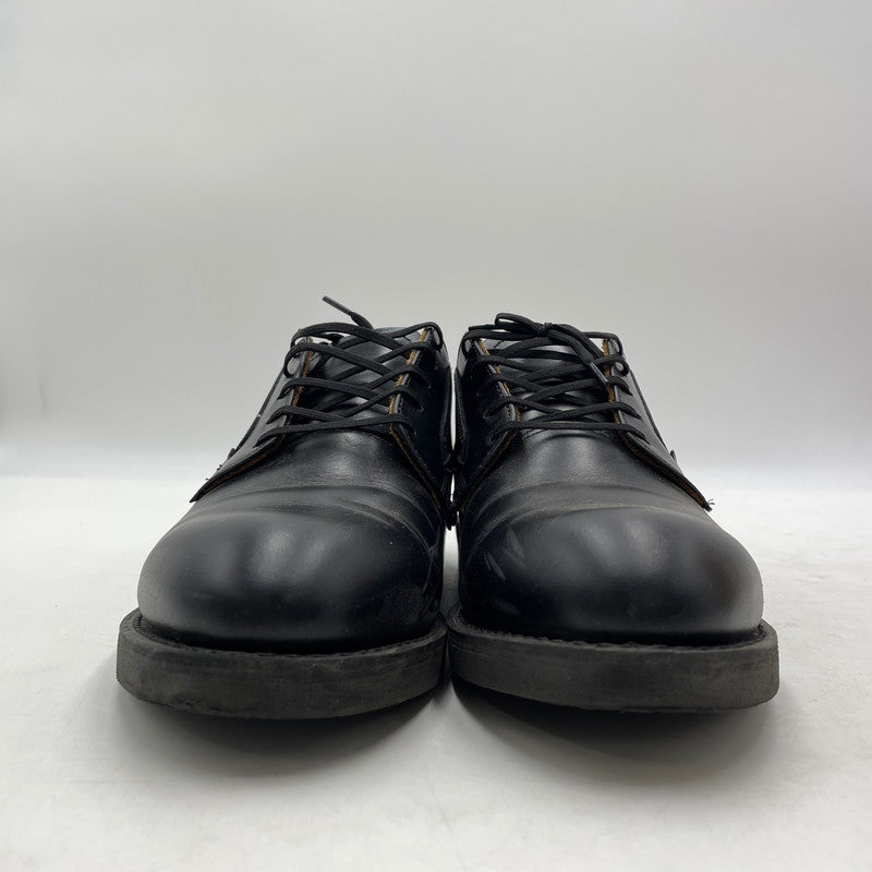 【中古品】【メンズ】 RED WING レッドウィング POSTMAN OXFORD 101 ポストマン オックスフォード シューズ 革靴 164-260904-yo-16-teih サイズ：26.5cm カラー：ブラック 万代Net店