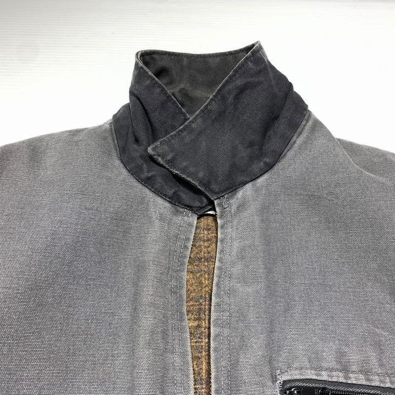 【現状渡し品】【メンズ】 Carhartt カーハート DETROIT JACKET J97 GVL デトロイトジャケット グラベル アウター ワークジャケット 145-260901-ko-11-teih サイズ：L カラー：グレー 万代Net店