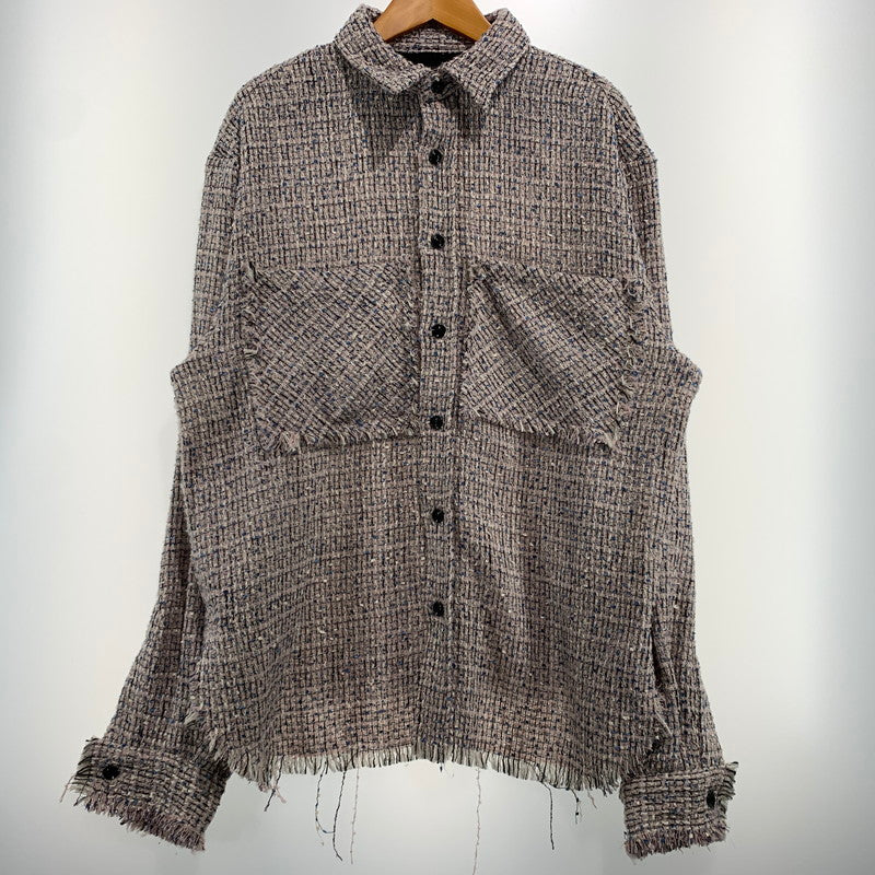 【中古品】【メンズ】 GEN_DAI ゲンダイ TWEED JACKET ツイードジャケット ライトアウター ボタンダウンシャツ 140-260901-ko-12-teih サイズ：1 カラー：マルチ 万代Net店