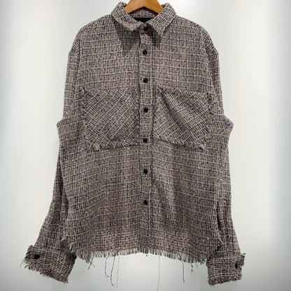 【中古品】【メンズ】 GEN_DAI ゲンダイ TWEED JACKET ツイードジャケット ライトアウター ボタンダウンシャツ 140-260901-ko-12-teih サイズ：1 カラー：マルチ 万代Net店