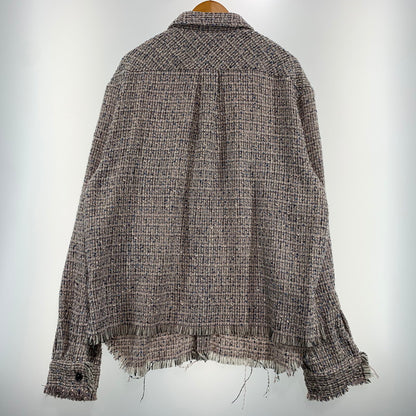 【中古品】【メンズ】 GEN_DAI ゲンダイ TWEED JACKET ツイードジャケット ライトアウター ボタンダウンシャツ 140-260901-ko-12-teih サイズ：1 カラー：マルチ 万代Net店