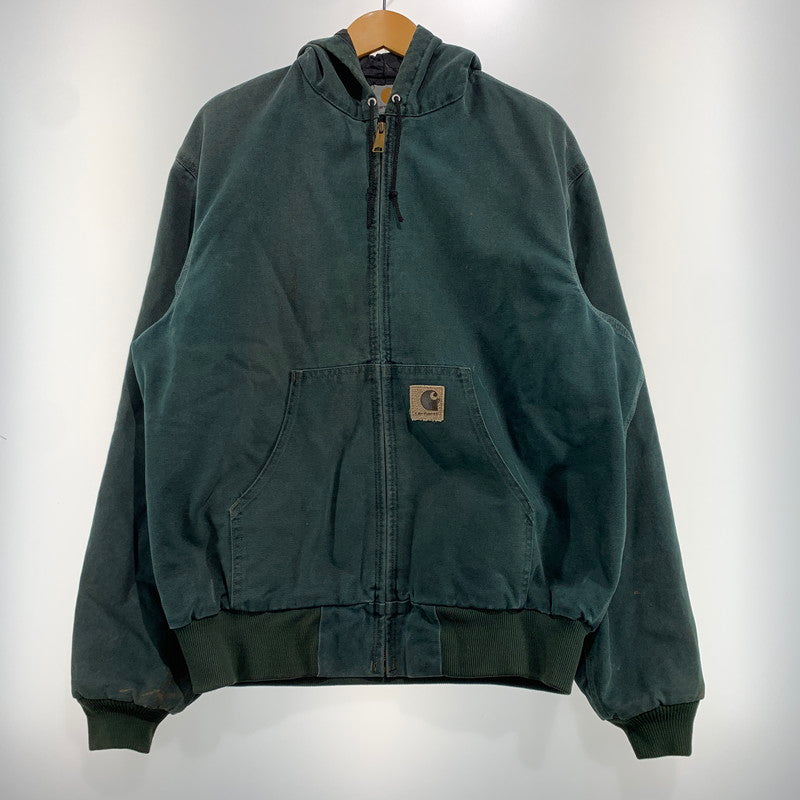 【現状渡し品】【メンズ】 Carhartt カーハート ACTIVE JACKET JQ243 アクティブジャケット アウター ワークジャケット 145-260901-ko-10-teih サイズ：L カラー：グリーン 万代Net店