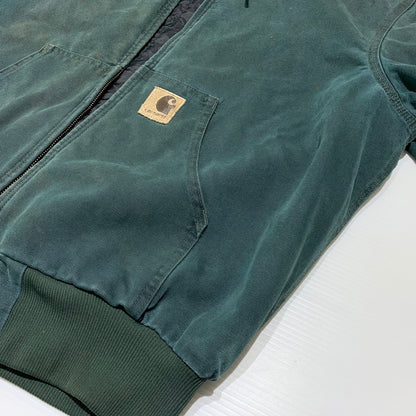 【現状渡し品】【メンズ】 Carhartt カーハート ACTIVE JACKET JQ243 アクティブジャケット アウター ワークジャケット 145-260901-ko-10-teih サイズ：L カラー：グリーン 万代Net店