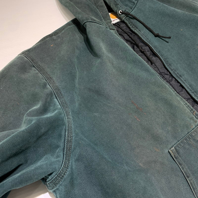 【現状渡し品】【メンズ】 Carhartt カーハート ACTIVE JACKET JQ243 アクティブジャケット アウター ワークジャケット 145-260901-ko-10-teih サイズ：L カラー：グリーン 万代Net店