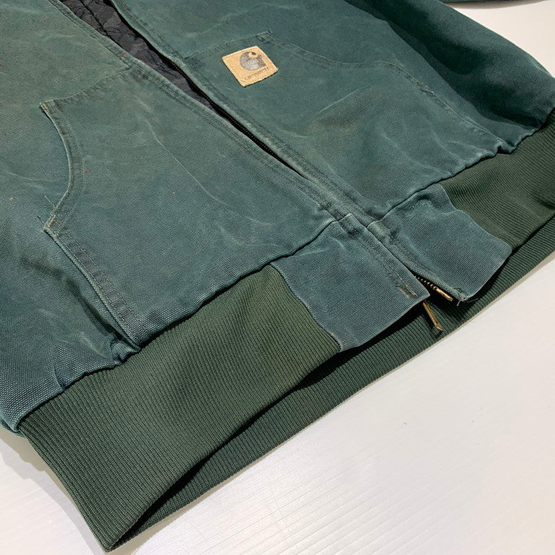 【現状渡し品】【メンズ】 Carhartt カーハート ACTIVE JACKET JQ243 アクティブジャケット アウター ワークジャケット 145-260901-ko-10-teih サイズ：L カラー：グリーン 万代Net店