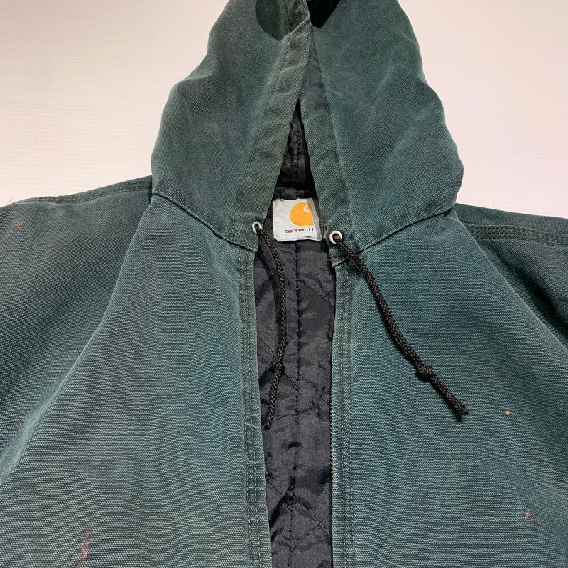 【現状渡し品】【メンズ】 Carhartt カーハート ACTIVE JACKET JQ243 アクティブジャケット アウター ワークジャケット 145-260901-ko-10-teih サイズ：L カラー：グリーン 万代Net店