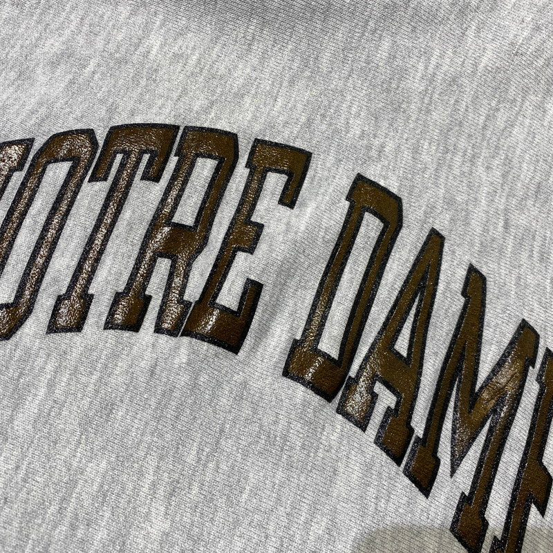 【中古品】【メンズ】 Champion チャンピオン 80's REVERSE WEAVE NOTRE DAME PARKA VINTAGE 80年代 リバースウィーブ ノートルダム大学 パーカー 長袖 トップス プルオーバーフーディ トリコタグ ヴィンテージ 145-260901-yo-04-teih サイズ：XL カラー：グレー 万代Net店