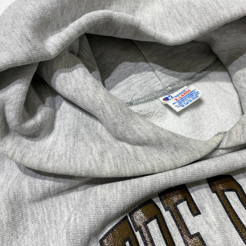 【中古品】【メンズ】 Champion チャンピオン 80's REVERSE WEAVE NOTRE DAME PARKA VINTAGE 80年代 リバースウィーブ ノートルダム大学 パーカー 長袖 トップス プルオーバーフーディ トリコタグ ヴィンテージ 145-260901-yo-04-teih サイズ：XL カラー：グレー 万代Net店