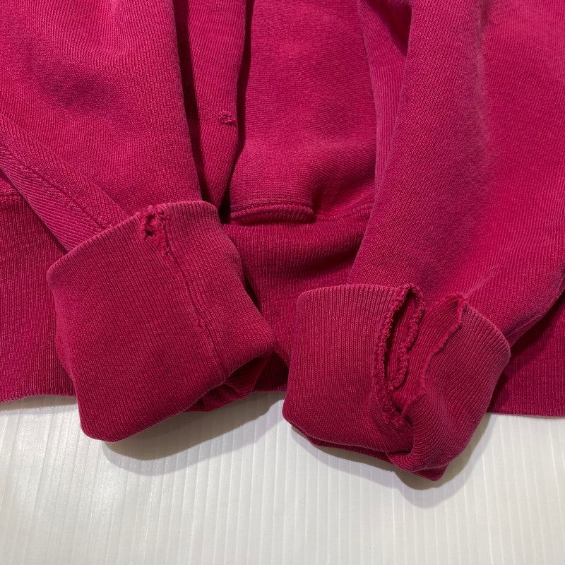 【中古品】【メンズ】 Champion チャンピオン 90's REVERSE WEAVE LOGO PARKA 90年代 リバースウィーブ ロゴ パーカー 長袖 トップス プルオーバーフーディ 刺繍タグ 145-260901-yo-03-teih サイズ：XL カラー：ラズベリーピンク 万代Net店