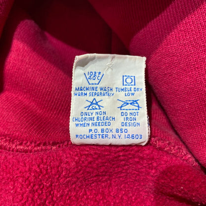 【中古品】【メンズ】 Champion チャンピオン 90's REVERSE WEAVE LOGO PARKA 90年代 リバースウィーブ ロゴ パーカー 長袖 トップス プルオーバーフーディ 刺繍タグ 145-260901-yo-03-teih サイズ：XL カラー：ラズベリーピンク 万代Net店