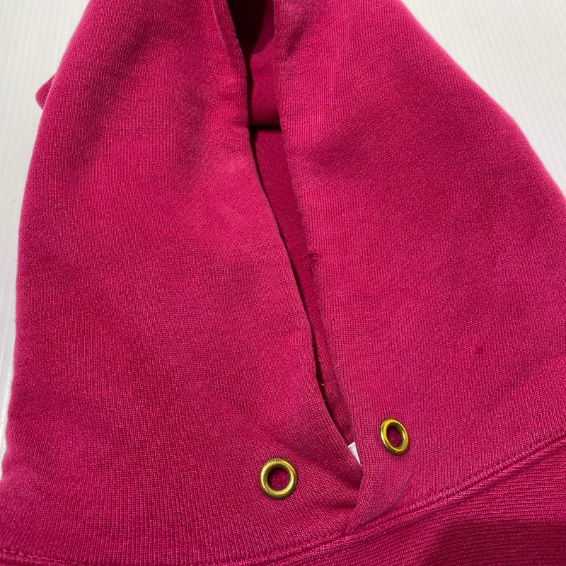 【中古品】【メンズ】 Champion チャンピオン 90's REVERSE WEAVE LOGO PARKA 90年代 リバースウィーブ ロゴ パーカー 長袖 トップス プルオーバーフーディ 刺繍タグ 145-260901-yo-03-teih サイズ：XL カラー：ラズベリーピンク 万代Net店