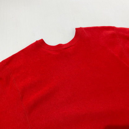 【中古品】【メンズ】 Champion チャンピオン 80's REVERSE WEAVE PENN SWEAT VINTAGE 80年代 リバースウィーブ ペン スウェット 長袖 トップス トレーナー トリコタグ 2枚タグ ヴィンテージ 145-260901-yo-01-teih サイズ：XL カラー：レッド 万代Net店