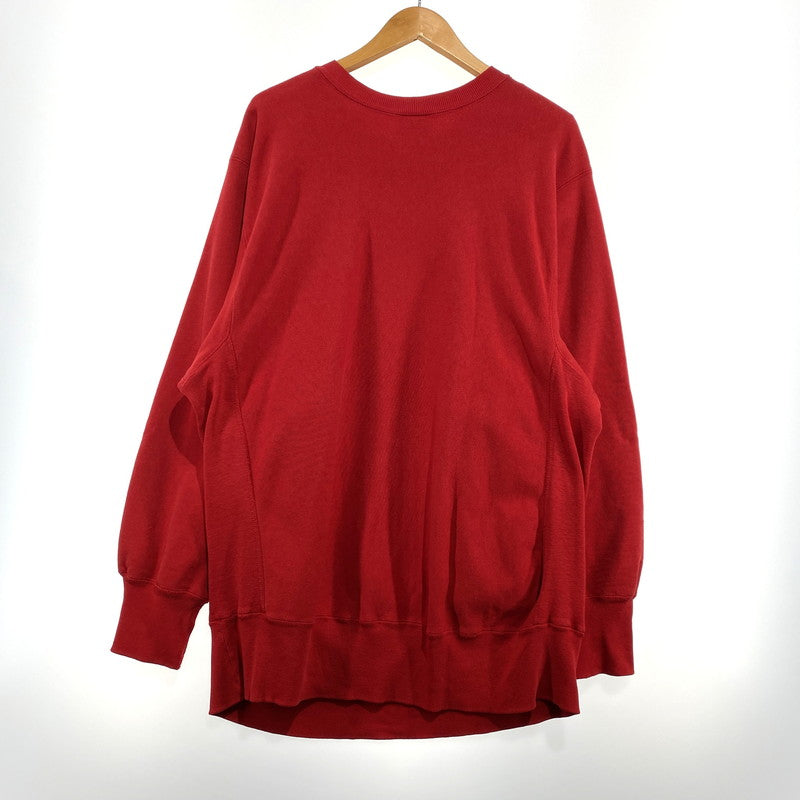 【中古品】【メンズ】 Champion チャンピオン 80's REVERSE WEAVE PENN SWEAT VINTAGE 80年代 リバースウィーブ ペン スウェット 長袖 トップス トレーナー トリコタグ 2枚タグ ヴィンテージ 145-260901-yo-01-teih サイズ：XL カラー：レッド 万代Net店