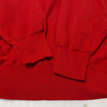 【中古品】【メンズ】 Champion チャンピオン 80's REVERSE WEAVE PENN SWEAT VINTAGE 80年代 リバースウィーブ ペン スウェット 長袖 トップス トレーナー トリコタグ 2枚タグ ヴィンテージ 145-260901-yo-01-teih サイズ：XL カラー：レッド 万代Net店