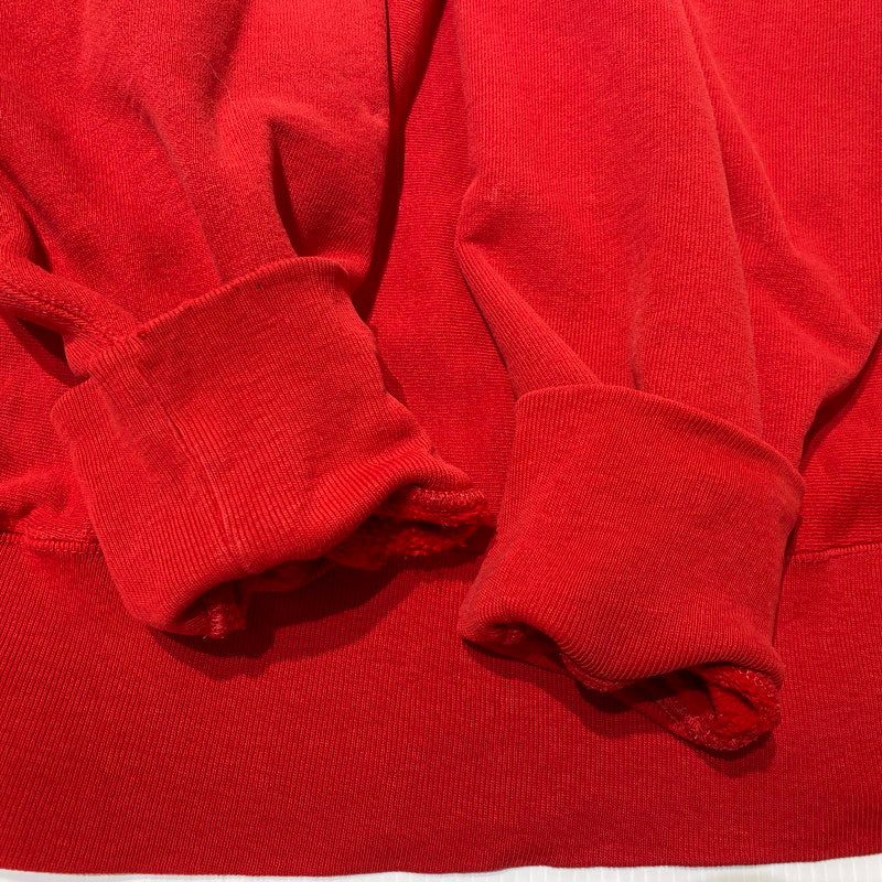 【中古品】【メンズ】 Champion チャンピオン 80's REVERSE WEAVE PENN SWEAT VINTAGE 80年代 リバースウィーブ ペン スウェット 長袖 トップス トレーナー トリコタグ 2枚タグ ヴィンテージ 145-260901-yo-01-teih サイズ：XL カラー：レッド 万代Net店