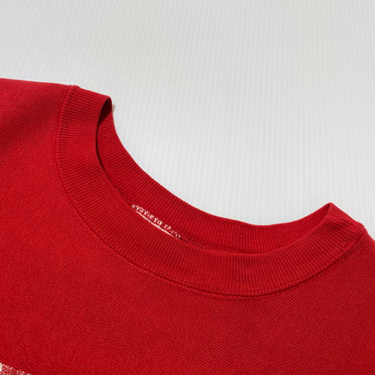 【中古品】【メンズ】 Champion チャンピオン 80's REVERSE WEAVE PENN SWEAT VINTAGE 80年代 リバースウィーブ ペン スウェット 長袖 トップス トレーナー トリコタグ 2枚タグ ヴィンテージ 145-260901-yo-01-teih サイズ：XL カラー：レッド 万代Net店