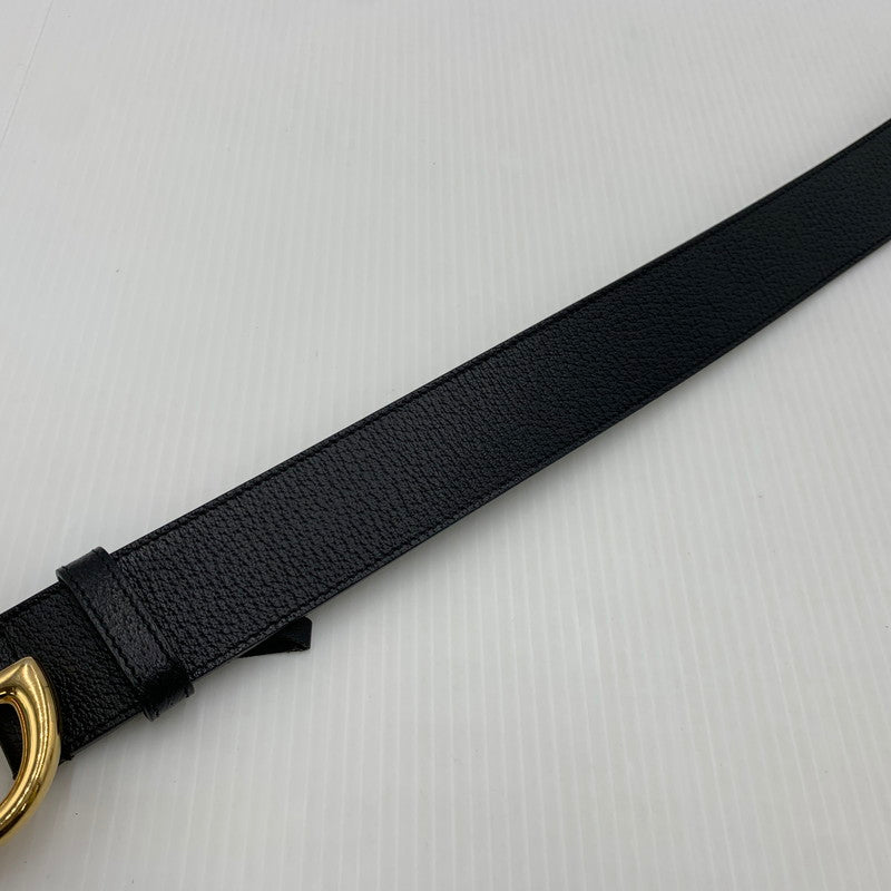 【現状渡し品】【メンズ】 GUCCI グッチ 406831 DJ20T 95 38 493949 GGマーモント ベルト アクセサリー レザーベルト 183-260909-ko-16-teih カラー：ブラック 万代Net店