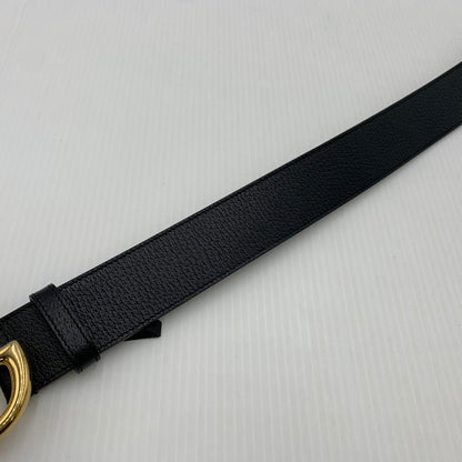 【現状渡し品】【メンズ】 GUCCI グッチ 406831 DJ20T 95 38 493949 GGマーモント ベルト アクセサリー レザーベルト 183-260909-ko-16-teih カラー：ブラック 万代Net店