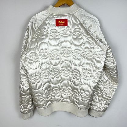 【中古品】【メンズ】 CREAM SODA クリームソーダ REVERSIBLE BECCHINN SUKAJANN リバーシブル ベッチン スカジャン アウター 145-260902-sa-06-teih サイズ：L カラー：ブラックシルバー 万代Net店