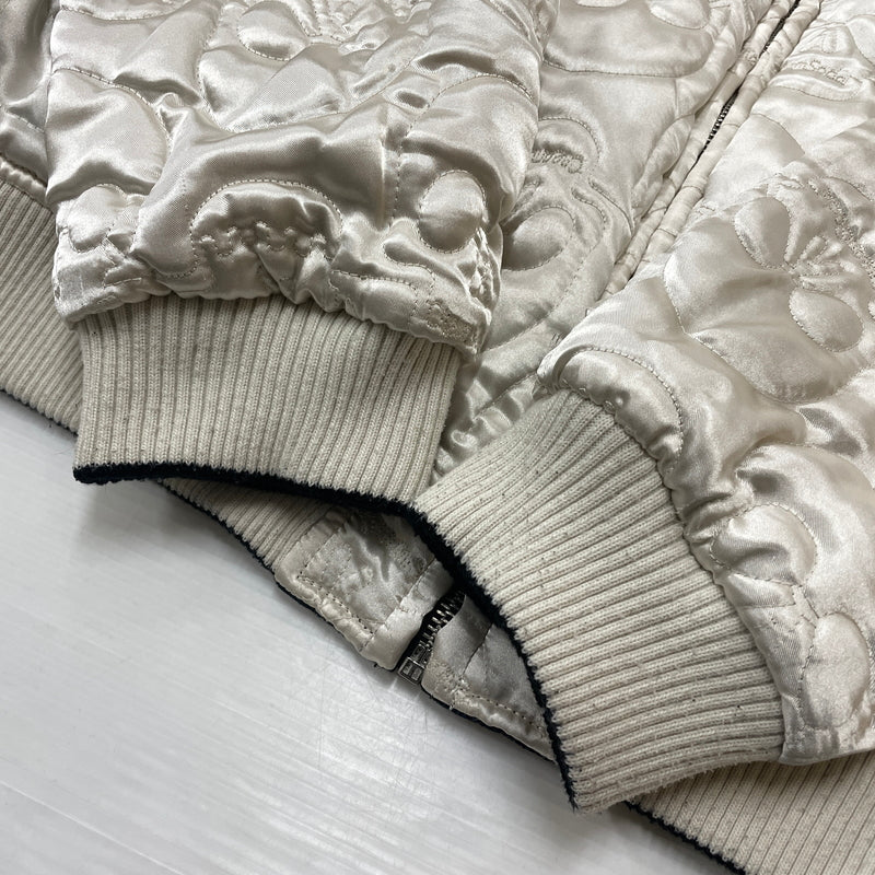 【中古品】【メンズ】 CREAM SODA クリームソーダ REVERSIBLE BECCHINN SUKAJANN リバーシブル ベッチン スカジャン アウター 145-260902-sa-06-teih サイズ：L カラー：ブラックシルバー 万代Net店