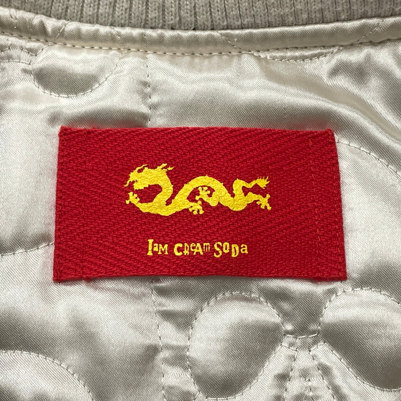 【中古品】【メンズ】 CREAM SODA クリームソーダ REVERSIBLE BECCHINN SUKAJANN リバーシブル ベッチン スカジャン アウター 145-260902-sa-06-teih サイズ：L カラー：ブラックシルバー 万代Net店