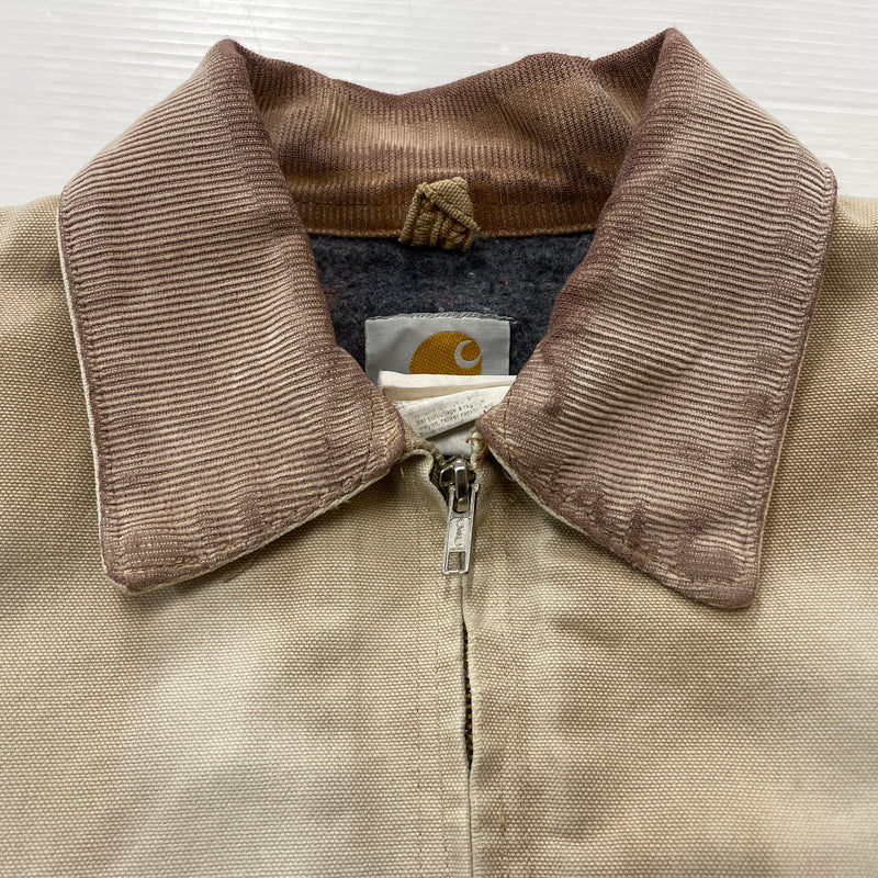 【ジャンク品】【メンズ】 CARHARTT カーハート DETROIT JACKET デトロイト ジャケット アウター 145-260902-sa-05-teih サイズ：不明 カラー：ベージュ 万代Net店
