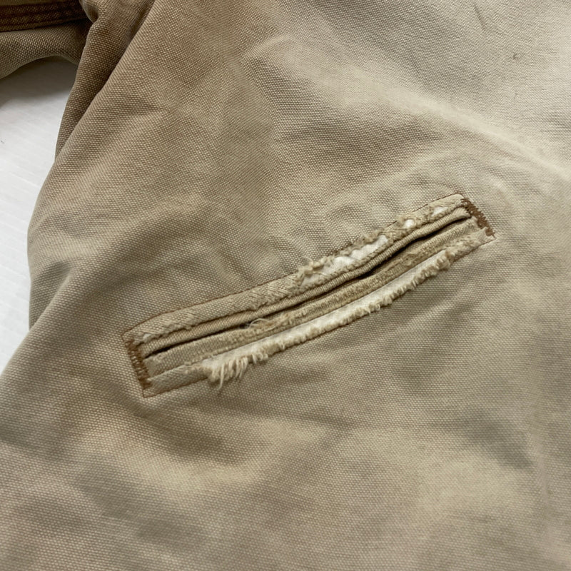 【ジャンク品】【メンズ】 CARHARTT カーハート DETROIT JACKET デトロイト ジャケット アウター 145-260902-sa-05-teih サイズ：不明 カラー：ベージュ 万代Net店