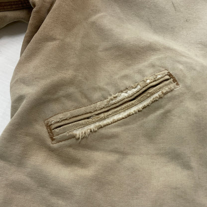 【ジャンク品】【メンズ】 CARHARTT カーハート DETROIT JACKET デトロイト ジャケット アウター 145-260902-sa-05-teih サイズ：不明 カラー：ベージュ 万代Net店