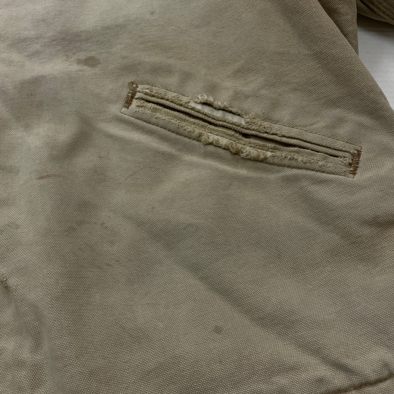 【ジャンク品】【メンズ】 CARHARTT カーハート DETROIT JACKET デトロイト ジャケット アウター 145-260902-sa-05-teih サイズ：不明 カラー：ベージュ 万代Net店