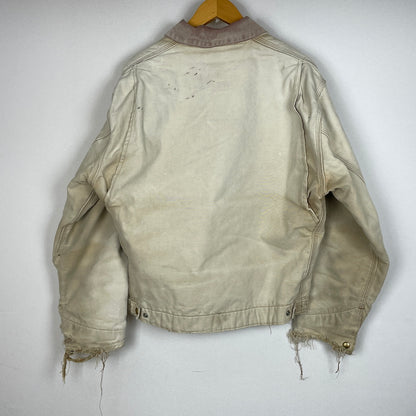 【ジャンク品】【メンズ】 CARHARTT カーハート DETROIT JACKET デトロイト ジャケット アウター 145-260902-sa-05-teih サイズ：不明 カラー：ベージュ 万代Net店