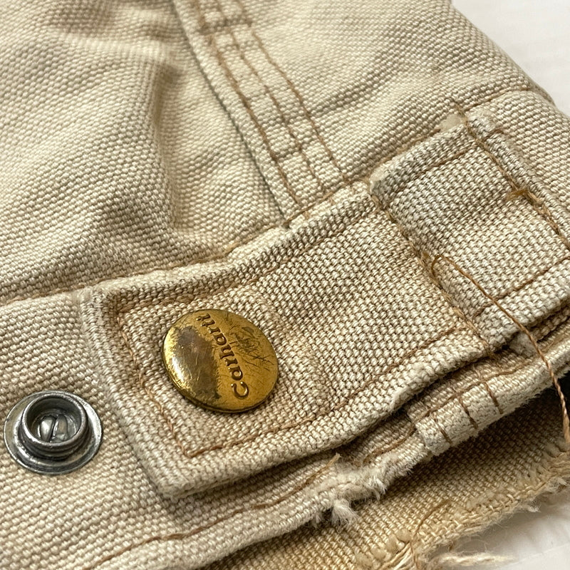 【ジャンク品】【メンズ】 CARHARTT カーハート DETROIT JACKET デトロイト ジャケット アウター 145-260902-sa-05-teih サイズ：不明 カラー：ベージュ 万代Net店