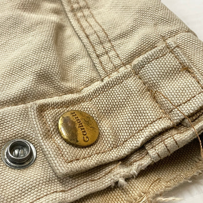 【ジャンク品】【メンズ】 CARHARTT カーハート DETROIT JACKET デトロイト ジャケット アウター 145-260902-sa-05-teih サイズ：不明 カラー：ベージュ 万代Net店