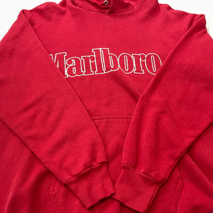 【現状渡し品】【メンズ】 TULTEX タルテックス MARLBORO LOGO HOODIE マルボロ ロゴ フーディー 長袖 トップス プルーオーバー パーカー 145-260902-sa-13-teih サイズ：L カラー：レッド 万代Net店