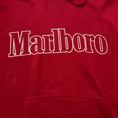【現状渡し品】【メンズ】 TULTEX タルテックス MARLBORO LOGO HOODIE マルボロ ロゴ フーディー 長袖 トップス プルーオーバー パーカー 145-260902-sa-13-teih サイズ：L カラー：レッド 万代Net店