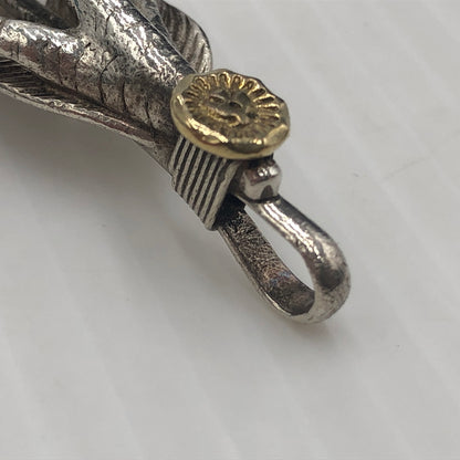 【中古品】【メンズ】 WING ROCK ウィング ロック FEATHER TALON GOLD METAL FC-2 フェザー 銀爪 金メタル アクセサリー 左向き 191-260907-sa-03-teih カラー：シルバー 万代Net店