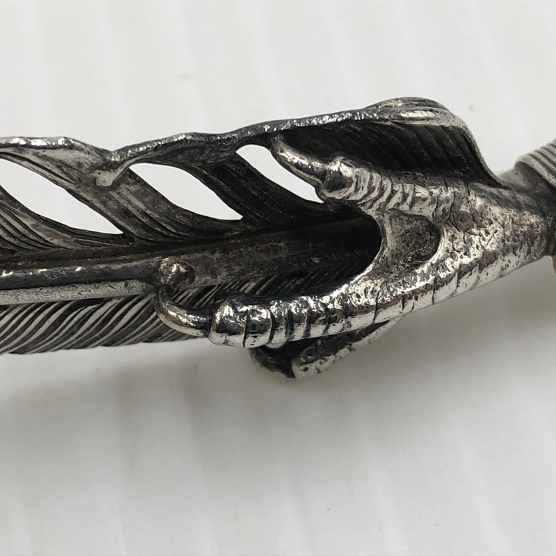 【中古品】【メンズ】 WING ROCK ウィング ロック FEATHER TALON GOLD METAL FC-2 フェザー 銀爪 金メタル アクセサリー 左向き 191-260907-sa-03-teih カラー：シルバー 万代Net店