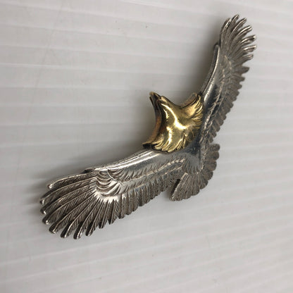 【中古品】【メンズ】 WING ROCK ウィング ロック EAGLE L RUBY EYE イーグル L ルビー目 アクセサリー 頭金 191-260907-sa-06-teih カラー：シルバー 万代Net店