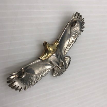 【中古品】【メンズ】 WING ROCK ウィング ロック EAGLE L RUBY EYE イーグル L ルビー目 アクセサリー 頭金 191-260907-sa-06-teih カラー：シルバー 万代Net店