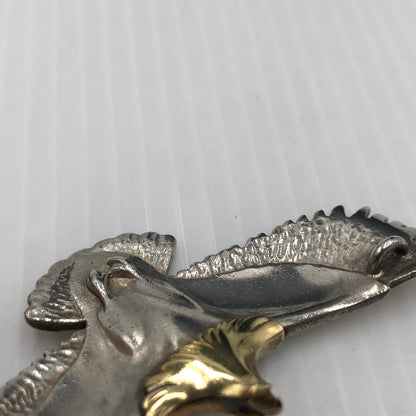 【中古品】【メンズ】 WING ROCK ウィング ロック EAGLE L RUBY EYE イーグル L ルビー目 アクセサリー 頭金 191-260907-sa-06-teih カラー：シルバー 万代Net店
